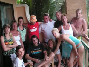 The girl showed boobs on vacation in the company of friends. Thumbnail 4