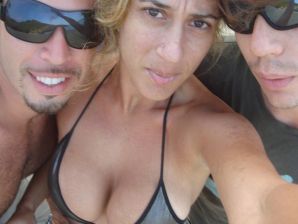 Tanned girls show elastic buttocks in panties. Thumbnail 14