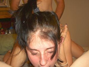 Two girls had sex with a guy after a date. Thumbnail 3