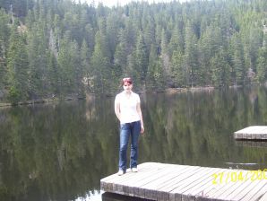 Country girl posing in white panties in front of a mirror. Thumbnail 4