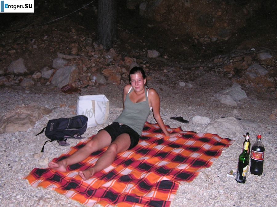 A sports student undressed on the beach and swam naked. Part 2. Slide 6