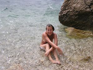 A sports student undressed on the beach and swam naked. Part 2. Thumbnail 22