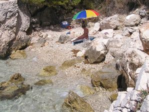 A sports student undressed on the beach and swam naked. Part 2. Thumbnail 28