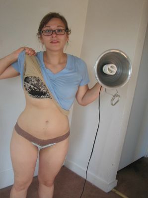 A girl with large breasts poses in clothes and then undresses. Thumbnail 1