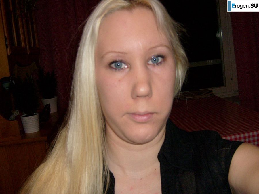The blonde opened her labia and showed a wet vagina. Slide 11