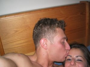 Oriental babe is having fun with her boyfriend naked. Thumbnail 1