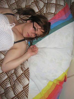 A girl with large breasts poses in clothes and then undresses. Part 2. Thumbnail 42