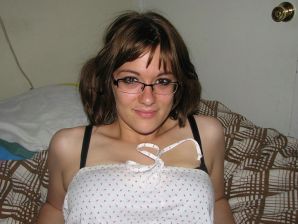 A girl with large breasts poses in clothes and then undresses. Part 2. Thumbnail 46