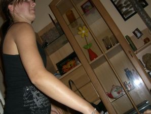 An appetizing student took off everything and showed a shaved pussy. Thumbnail 19