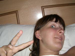 An appetizing student took off everything and showed a shaved pussy. Thumbnail 49