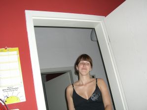 An appetizing student took off everything and showed a shaved pussy. Thumbnail 5