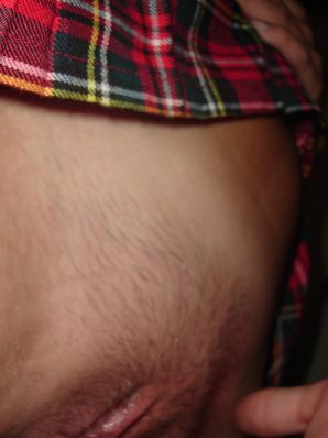 The red-haired girl in the skirt ends from touching the pussy. Thumbnail 26