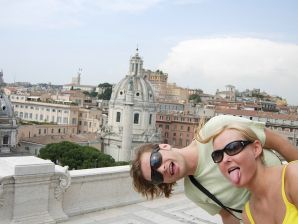 Shameless blonde in a white T-shirt takes off her panties and becomes cancer. Thumbnail 18