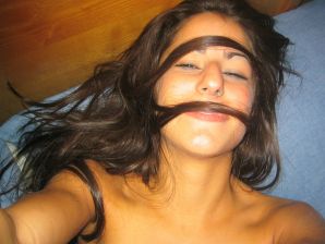 Oriental babe is having fun with her boyfriend naked. Part 2. Thumbnail 20