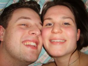 Role games of a bright brunette in a short skirt and her boyfriend. Thumbnail 17
