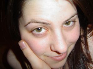 A naked girl shows her breasts, but is shy. Thumbnail 16