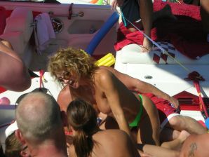 A pretty blonde is exposed in the toilet and spreads her legs in bed. Part 2. Thumbnail 36