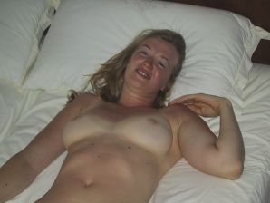 A tall blonde with wide hips undressed at home and showed tits. Part 2. Thumbnail 17