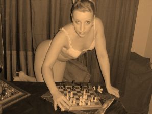 Fatal blonde in lingerie posing languidly and then undressing. Thumbnail 25