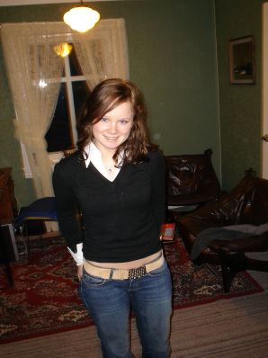 A blue-eyed minx with a pierced nipple plays with her panties. Part 2. Thumbnail 1