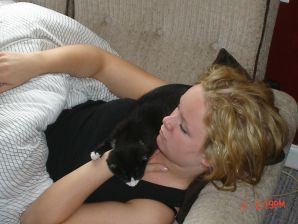 A blue-eyed minx with a pierced nipple plays with her panties. Part 2. Thumbnail 46