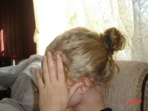A blue-eyed minx with a pierced nipple plays with her panties. Part 2. Thumbnail 48