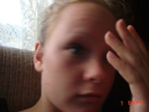 A blue-eyed minx with a pierced nipple plays with her panties. Part 2. Thumbnail 49