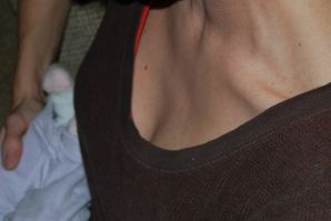 A slender woman with neat breasts takes off her clothes. Thumbnail 31