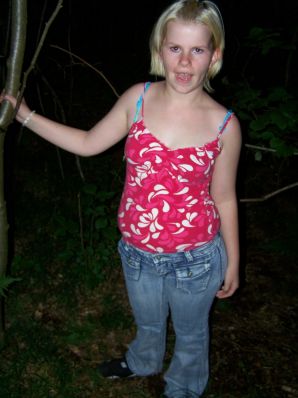 Appetizing magnificent blonde spread her legs right on the grass. Thumbnail 27