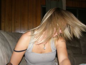 A blonde in pink panties drank and spread her legs in a billiard club. Part 2. Thumbnail 11
