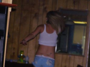 A blonde in pink panties drank and spread her legs in a billiard club. Part 2. Thumbnail 16
