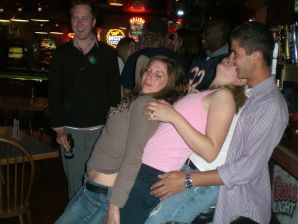 A blonde in pink panties drank and spread her legs in a billiard club. Part 2. Thumbnail 35