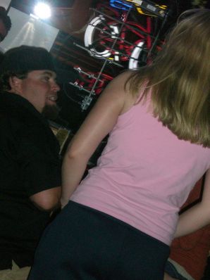 A blonde in pink panties drank and spread her legs in a billiard club. Part 2. Thumbnail 36
