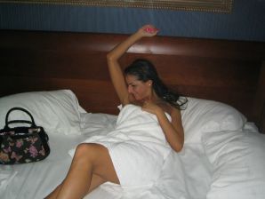 Oriental babe is having fun with her boyfriend naked. Part 3. Thumbnail 1