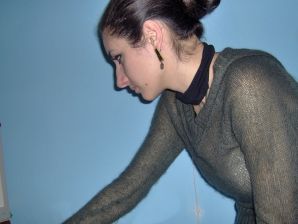 Oriental beauty shows the ass in clothes and without. Thumbnail 15