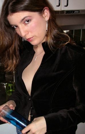 A young woman in red drank and undressed on camera. Thumbnail 14