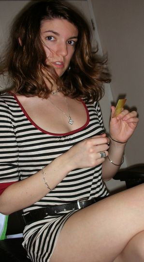 A young woman in red drank and undressed on camera. Thumbnail 25
