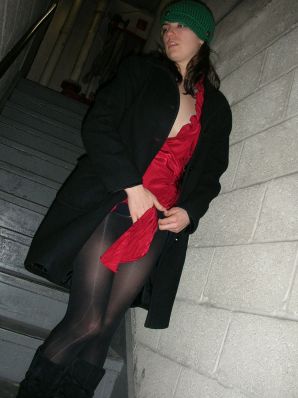 A young woman in red drank and undressed on camera. Thumbnail 35