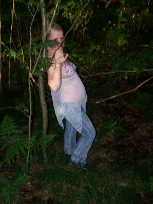 Appetizing magnificent blonde spread her legs right on the grass. Part 2. Thumbnail 4
