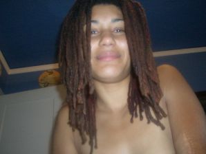 Sexy mulatto with neat breasts bared her ass. Thumbnail 9