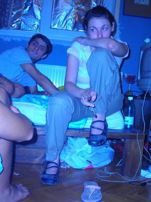 Appetizing chicks of a prostitute arrived on call on Friday night. Part 4. Thumbnail 3