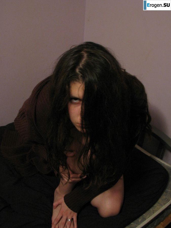 A pretty student pulls a pussy and shows her labia. Part 4. Slide 13