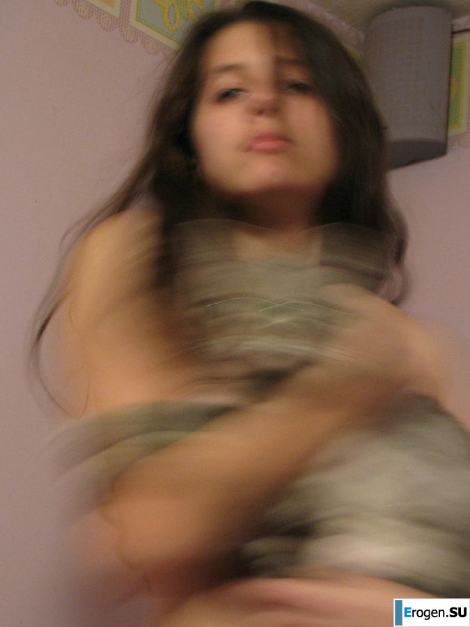 A pretty student pulls a pussy and shows her labia. Part 4. Slide 5