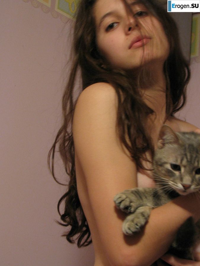A pretty student pulls a pussy and shows her labia. Part 4. Slide 6