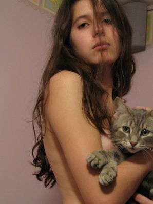 A pretty student pulls a pussy and shows her labia. Part 4. Thumbnail 4