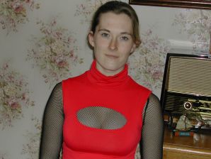 A blonde with a thin waist poses in front of her husband in the car and at home. Part 3. Thumbnail 6