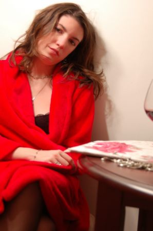 A young woman in red drank and undressed on camera. Part 2. Thumbnail 2