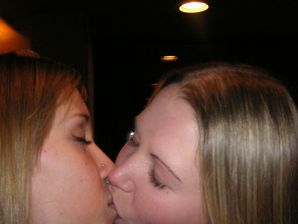 A sexy girl lights up at a party in fishnet stockings. Thumbnail 19