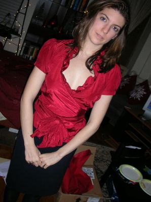 A young woman in red drank and undressed on camera. Part 3. Thumbnail 24