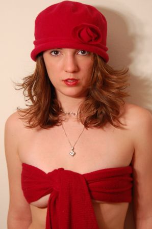 A young woman in red drank and undressed on camera. Part 3. Thumbnail 4